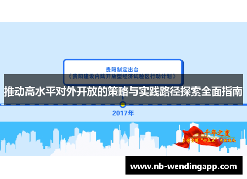 推动高水平对外开放的策略与实践路径探索全面指南